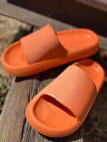Top Moda Orange Slides
