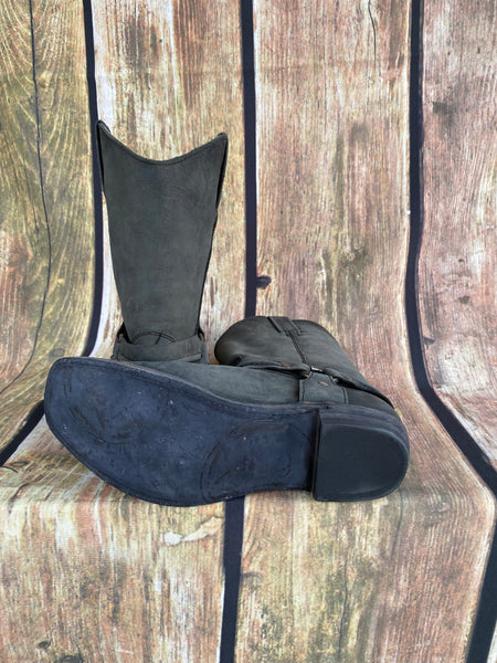 Liberty Black Harness Boot-Black