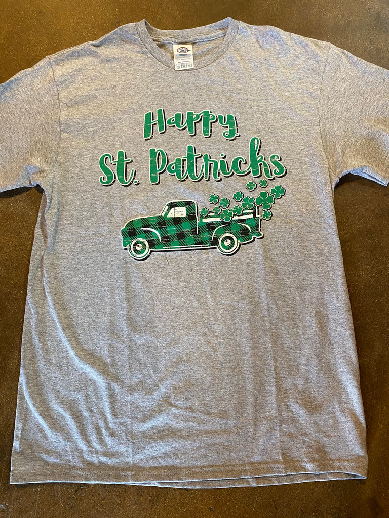 Happy St.Patrick’s Plaid Truck T Shirt