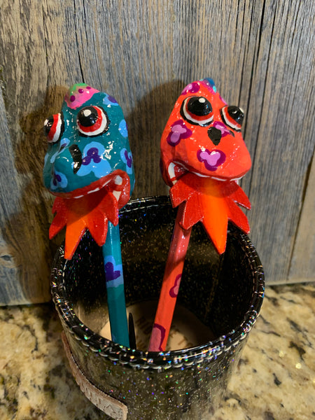 Paper Mache Ink Pens by Consuela