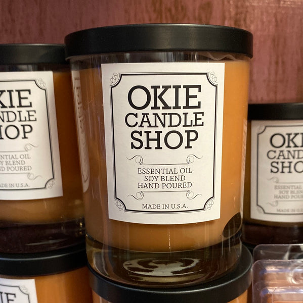 Okie Teak Leather Candles & Melts