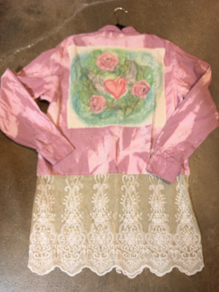 Hand Painted Hearts Shirts