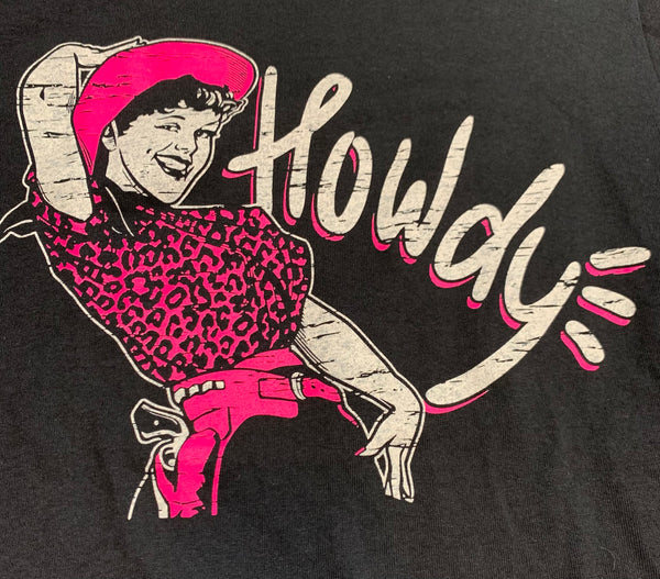 Howdy Vintage Cowgirl T Shirt