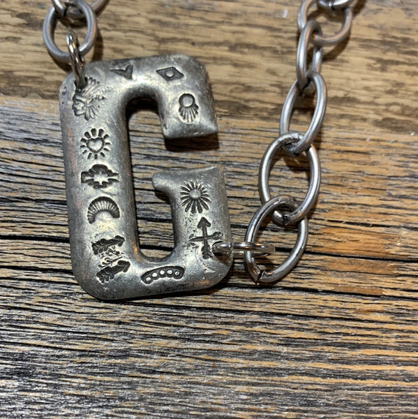 Aztec “Initial” Necklace -various