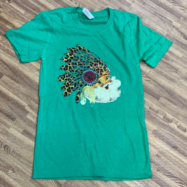 Chief Santa Claus T Shirt
