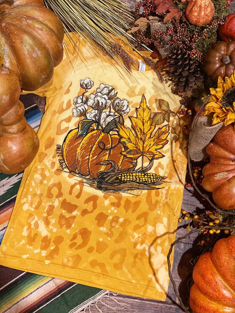 Hand Drawn Pumpkin T Shirt