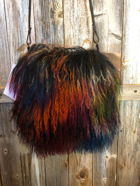 Small Multi Colored Espuela Woolie Bag