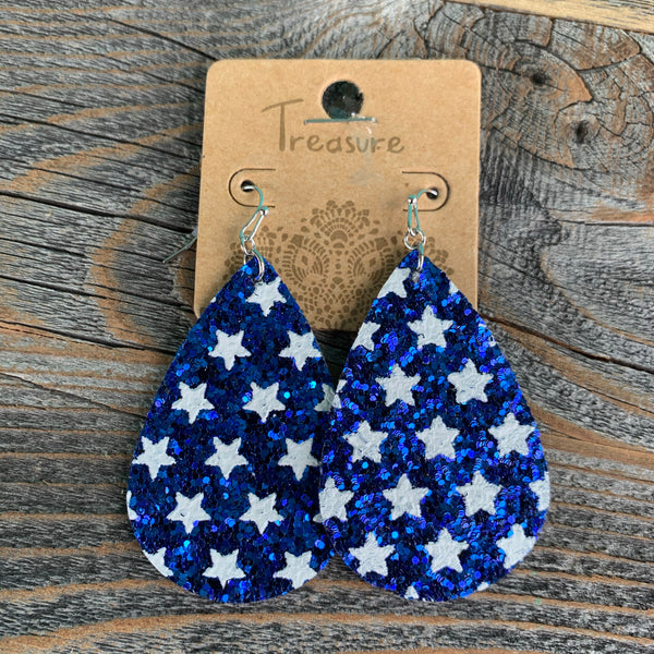 Patriotic Star Earrings