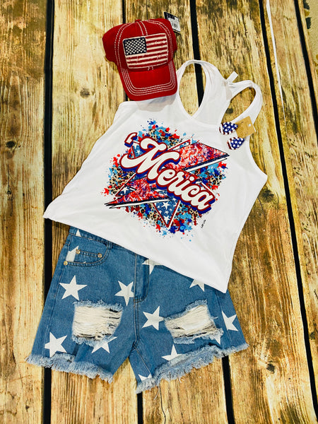 Merica Razorback Tank Top