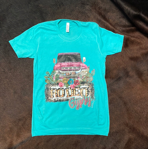 Rodeo Gypsy Truck Crew Neck T-Shirt