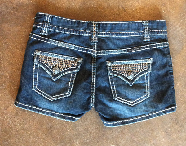 Rock and Roll Cowgirl Denim Shorts