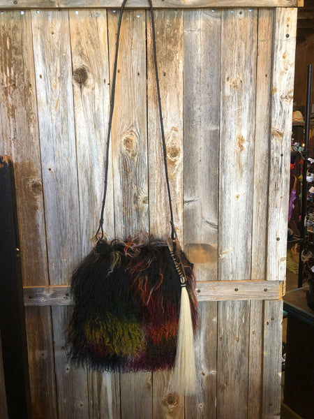 Small Multi Colored Espuela Woolie Bag