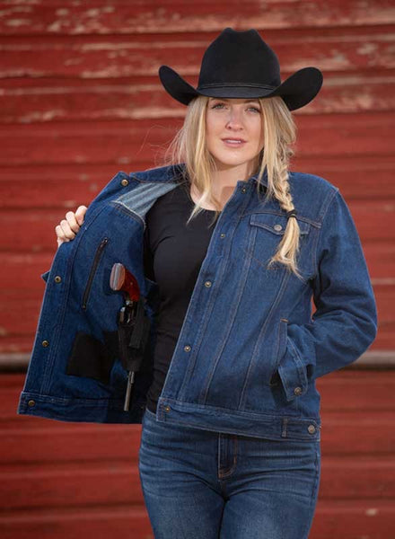 Wyoming Traders Women’s Conceal to Carry Denim Jacket