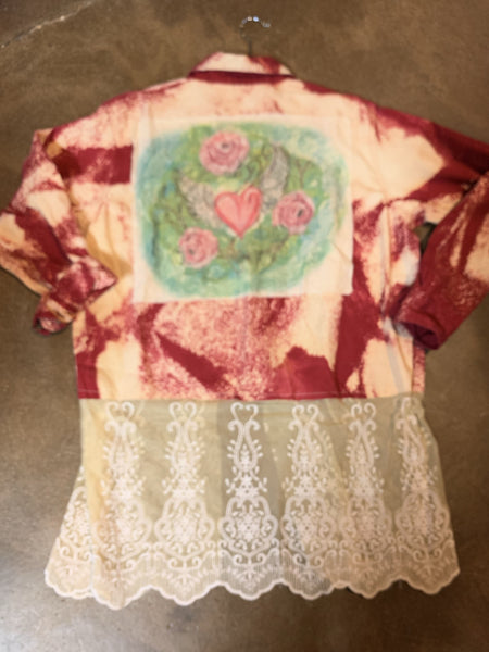 Hand Painted Hearts Shirts