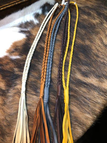 Leather Braided Bolo Cords - 6MM