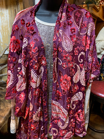Umgee Velvet Kimono