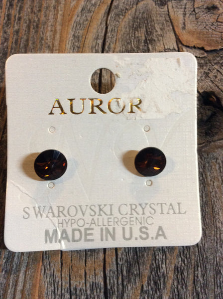 Small Swarovski Crystal Earrings