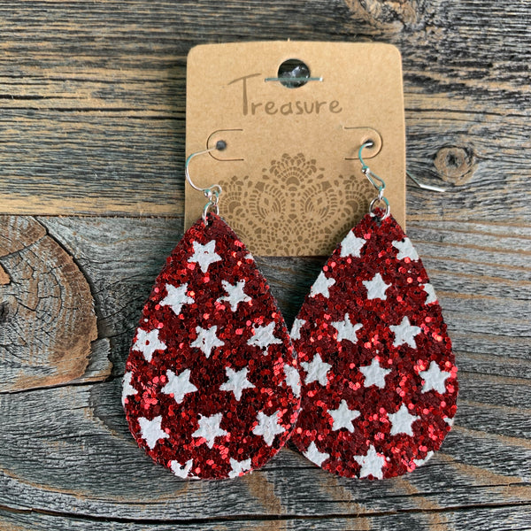 Patriotic Star Earrings