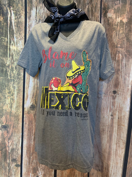 Blame it on Mexico T Shirt