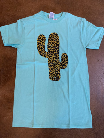 Cheetah Cactus T Shirt