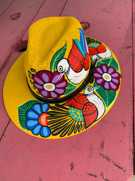 Artisan Hand Painted Hat -7 designs