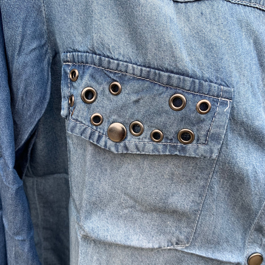Studded Pocket Denim