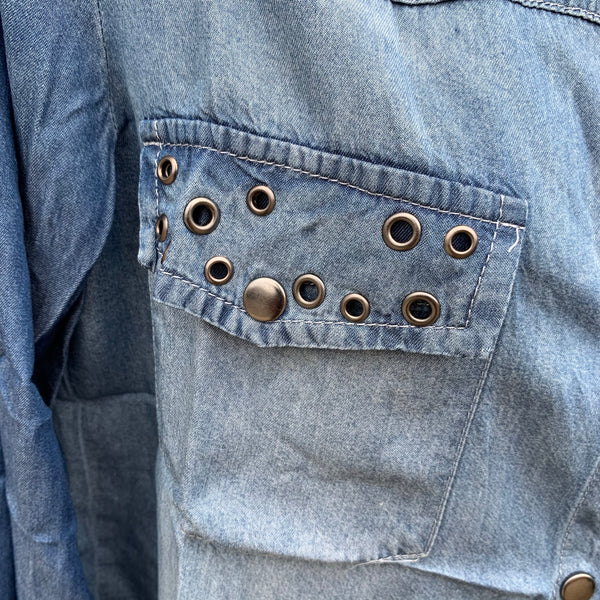 Studded Pocket Denim