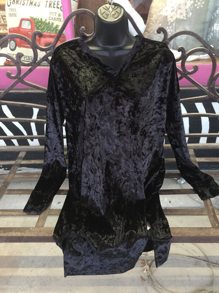 Velvet Black Tunic