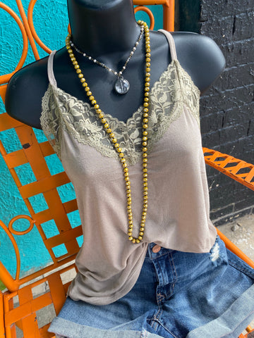 POL-Mocha Mousse Cami