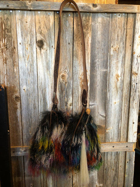 Large Multi Colored Espuela Woolie