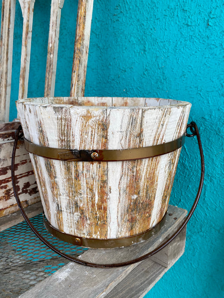 Distressed Water Bucket