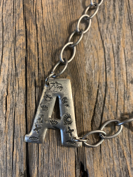 Aztec “Initial” Necklace -various