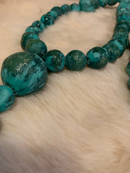 Clay Rosary Beads w/Tassel