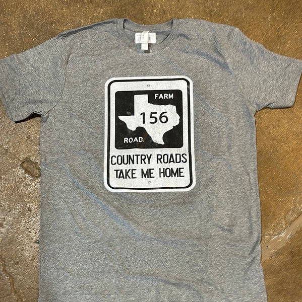 Country Road 156 Crew or V-neck or  T-Shirt