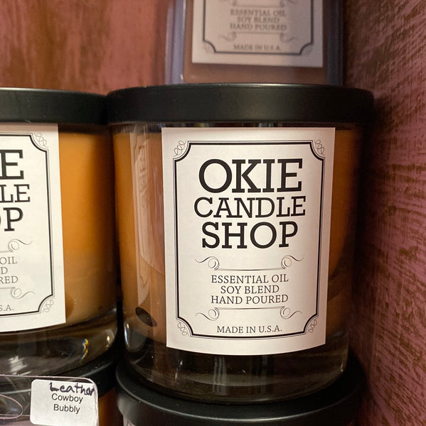 Okie Teak Leather Candles & Melts