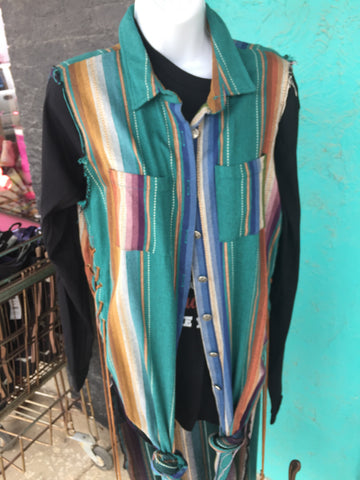 Serape Vest