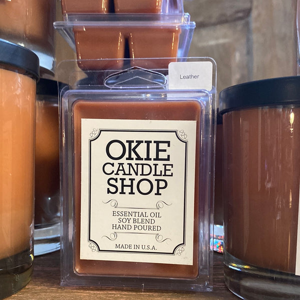 Okie Leather candles & Melts