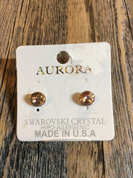 Small Swarovski Crystal Earrings