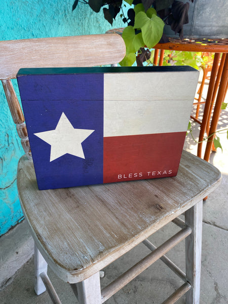 USA/Texas Flag Art
