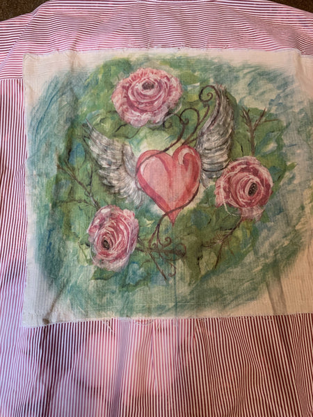 Hand Painted Hearts Shirts