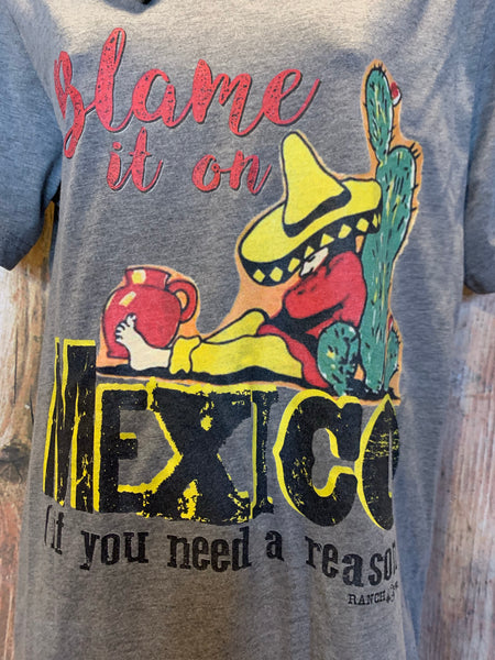 Blame it on Mexico T Shirt