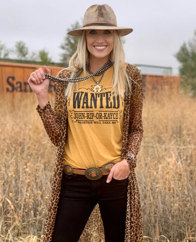 Wanted - Yellowstone TV Show Tee