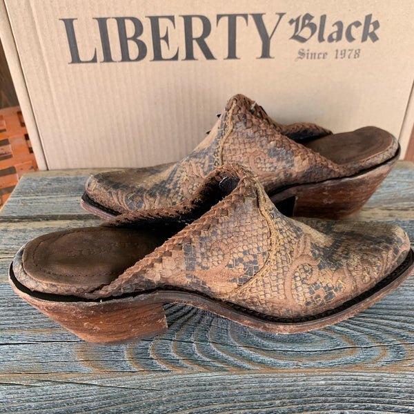Liberty Black Victoria Mule