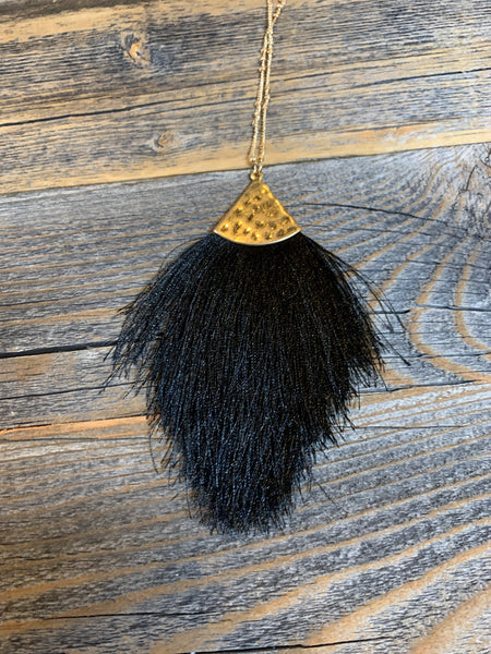 Thread Tassel Necklace