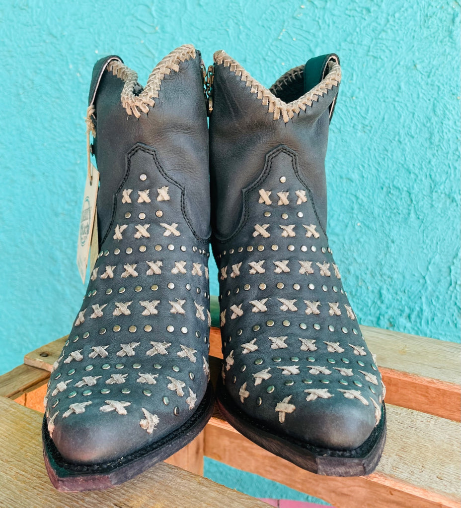 Liberty Black Vintage Canela Boots LB711222