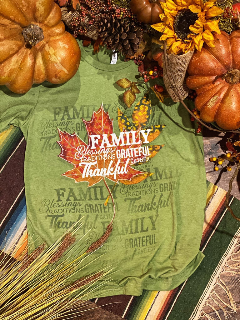 Family Leaf T Shirt