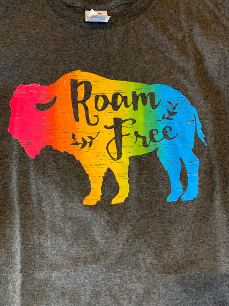 Roam Free Buffalo T Shirt