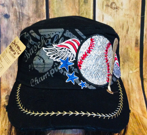 Rhinestone Baseball Cap