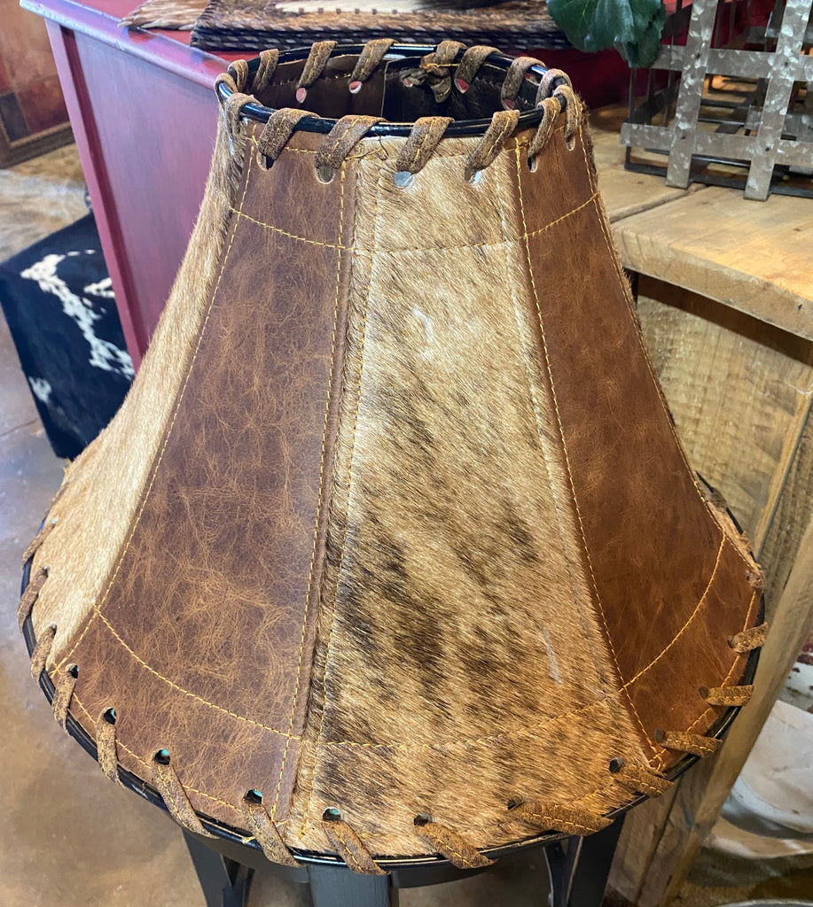Cowhide/Leather Lamp Shades