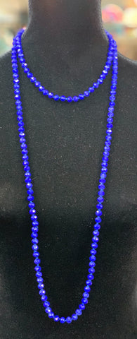 Dark Blue Sparkly Beads